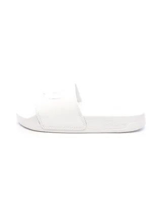 Claquettes Blanches/Argenté Femme Adidas Adilette 1