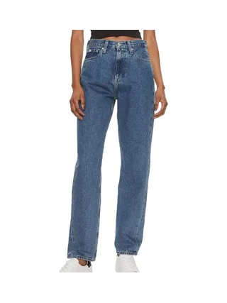 Jean Straight Fit Bleu Femme Calvin Klein Authentic 1