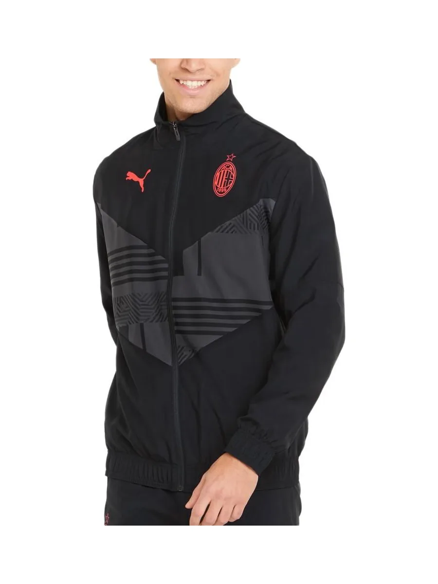 AC Milan Veste de survêtement Noir Homme Puma 765055 2