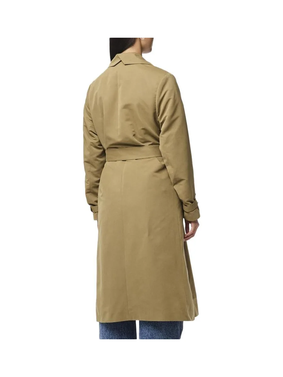 Trench Marron Femme Pieces Nova 3