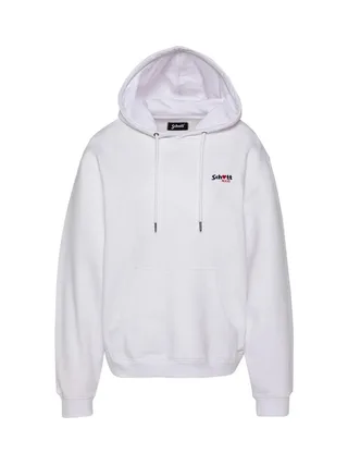 Sweat Blanc Femme Schott SWHBRODEDW 1