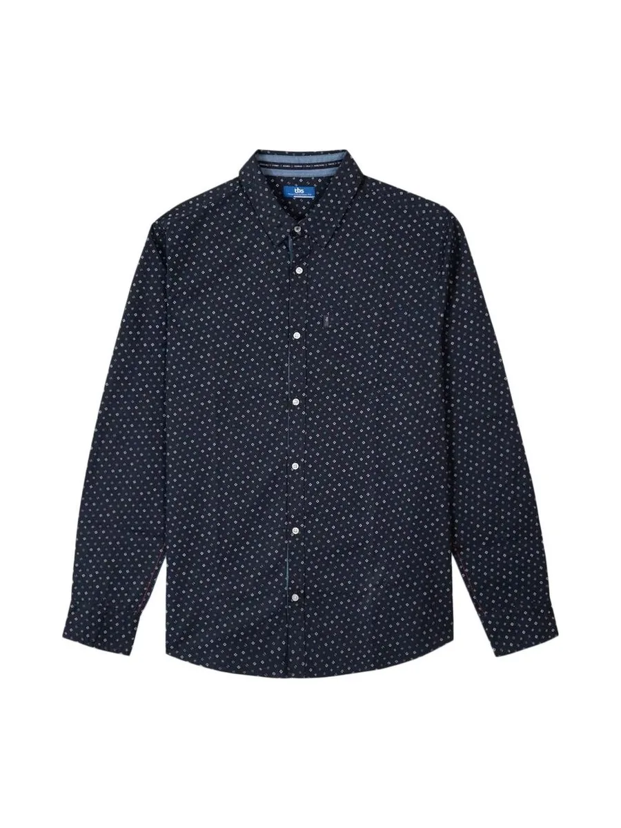 Chemise Marine Homme TBS ENNIO 2