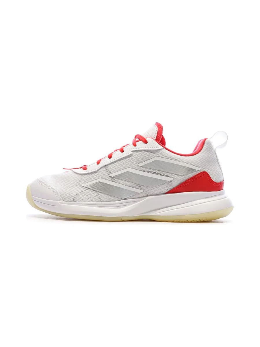 Chaussures de Tennis Blanc/Rouge Femme Adidas Avaflash 2