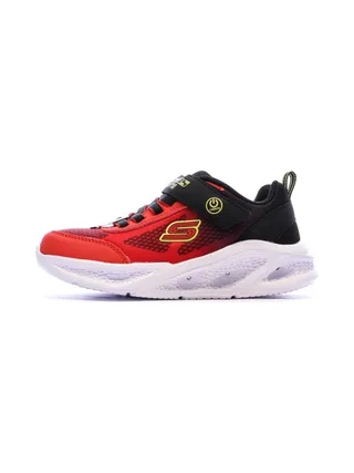 Baskets Rouges/Noires Garçon Skechers krendo 1