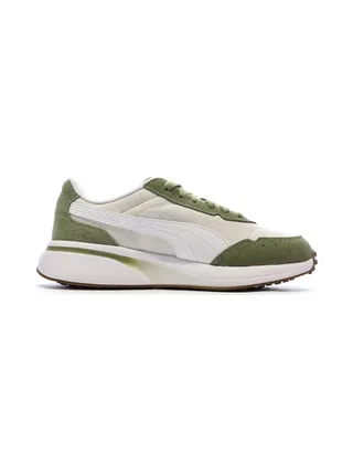 Baskets Blanc/Kaki Femme Puma R78 Glance 2