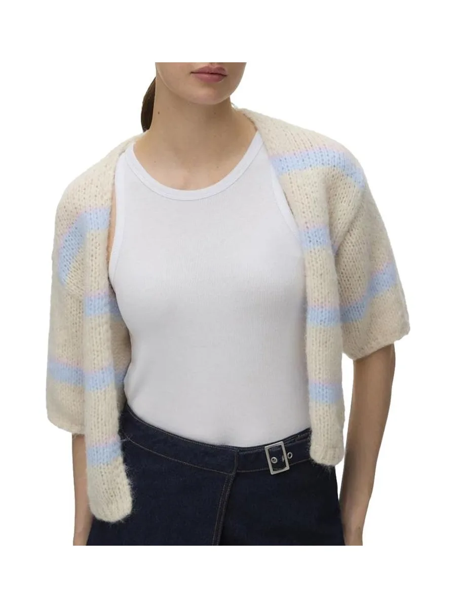 Gilet Jaune/Bleu Femme Vero Moda Maybe 2