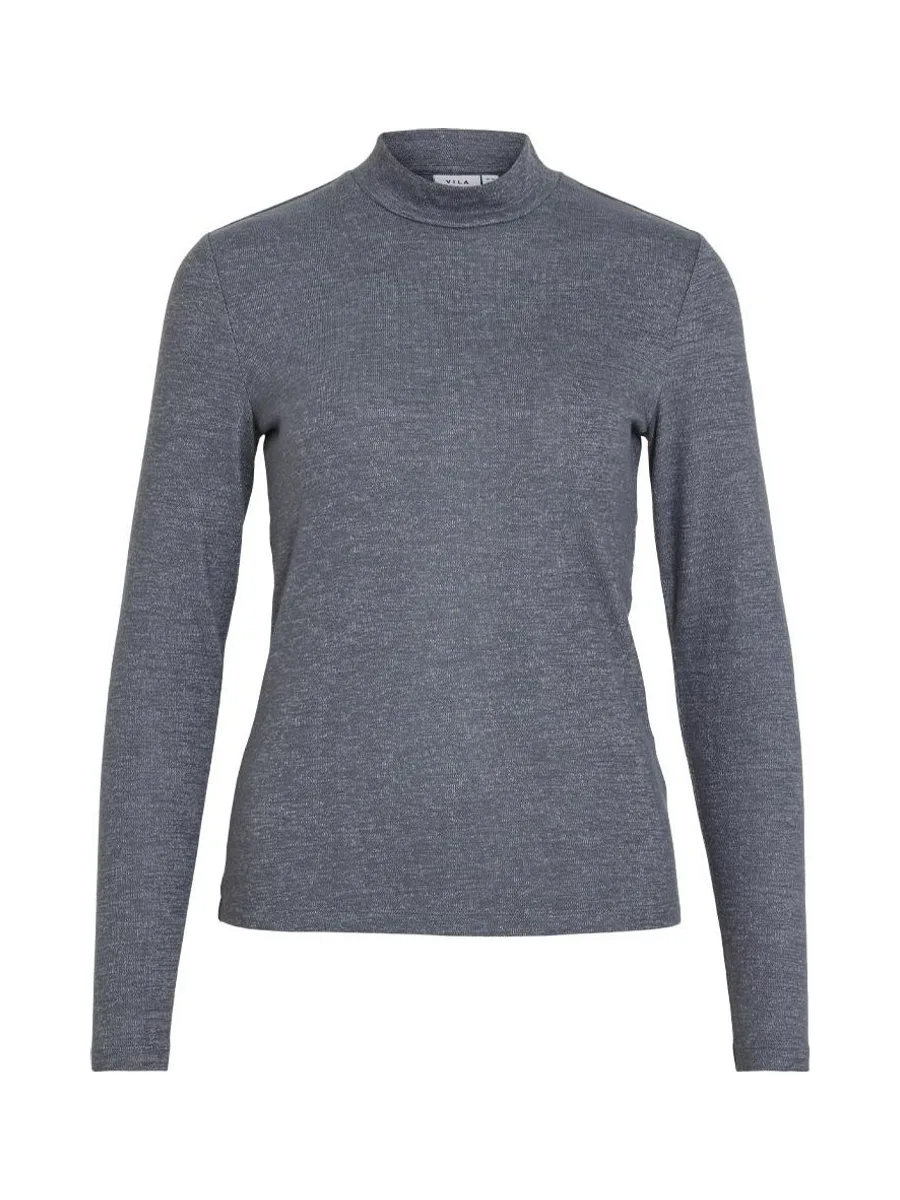 T-Shirt Manches Longues Gris Femme Vila Soline 2