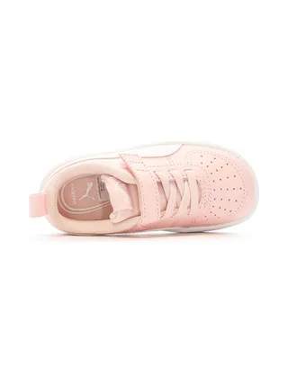 Baskets Rose/Blanche Fille Puma Rickie 4