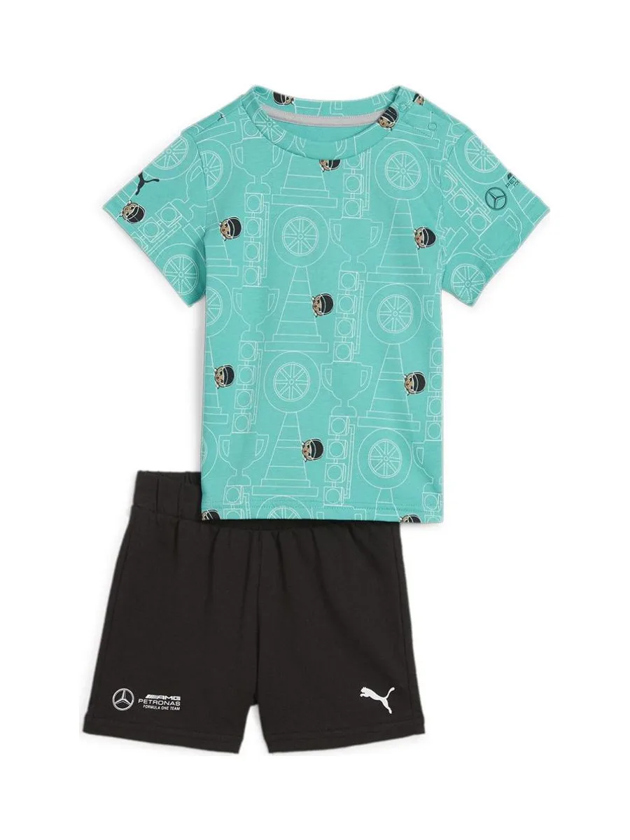Ensemble Turquoise/Noire Garçon Puma Toddler 2