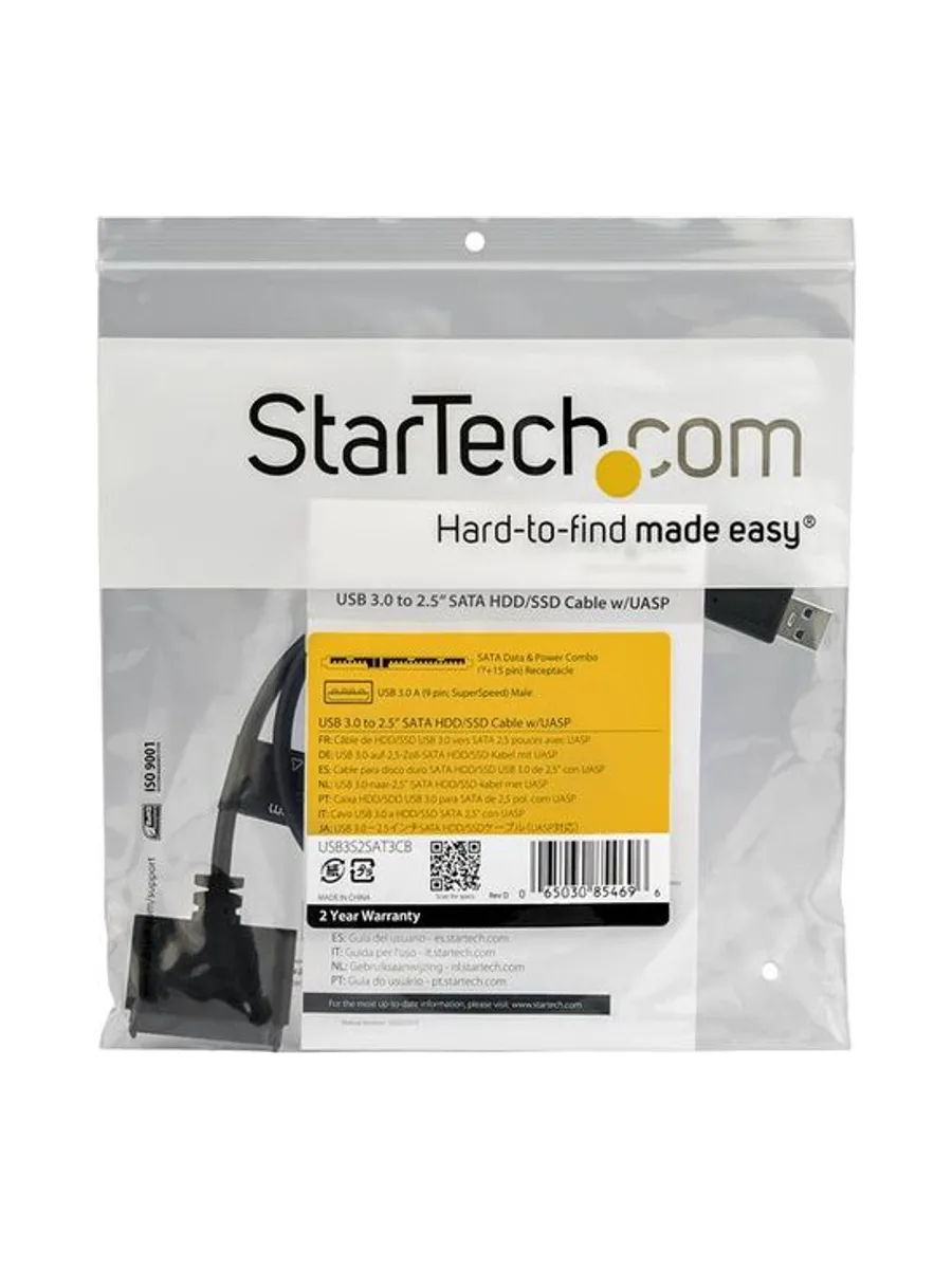 StarTech.com USB3S2SAT3CB laptop dock/port replicator 5