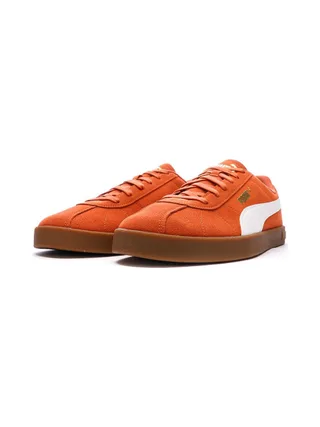 Baskets Oranges Homme Puma Club Ii 6