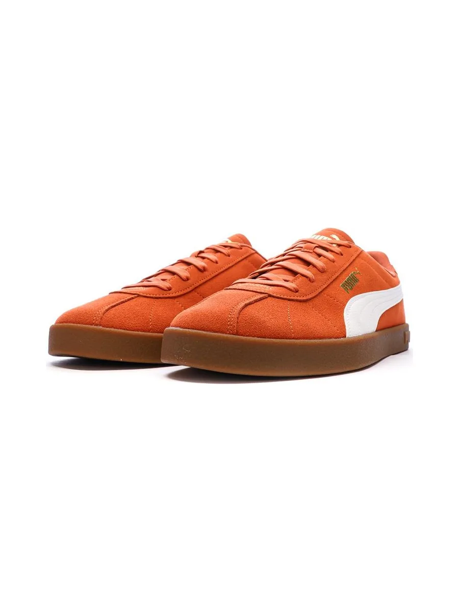 Baskets Oranges Homme Puma Club Ii 7