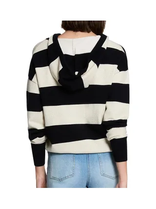 Pull Blanc/Noir Femme Morgan Preppy 2