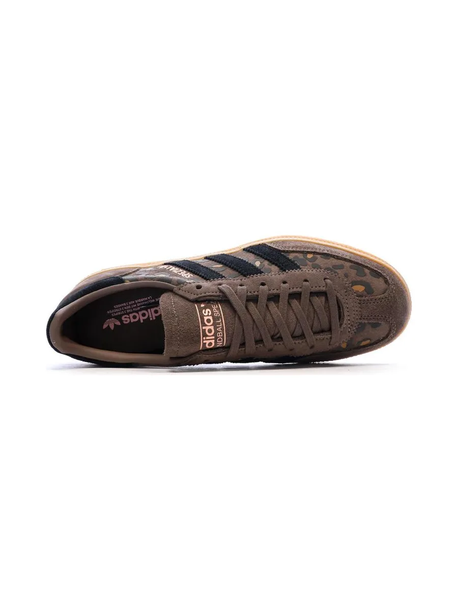 Baskets Marrons Femme Adidas Spezial Leopard 5