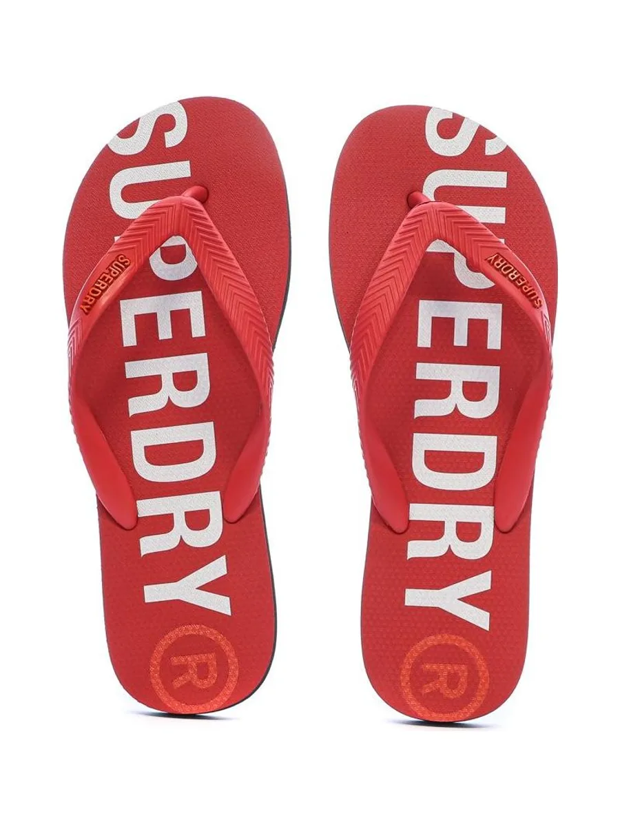 Tongs Rouge Homme Superdry Core Essential Flip Flop 4