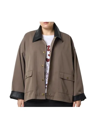 Veste Marron Femme Noisy May Nora Curve 1