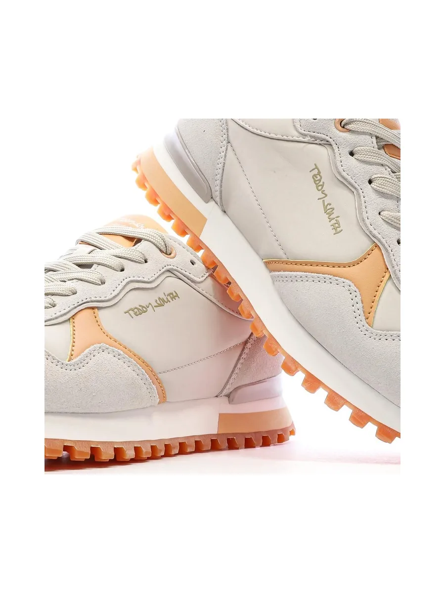 Baskets Beige/Orange Femme Teddy Smith 120515 7