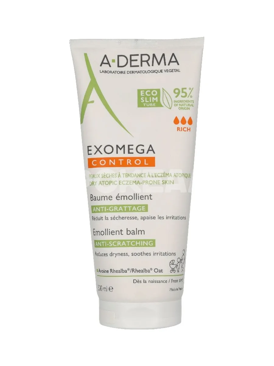 A-Derma Exomega Control Emollient Balm 200ml 1