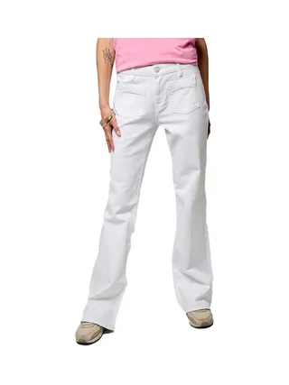 Jean Droit Blanc Femme Kaporal Bea 1