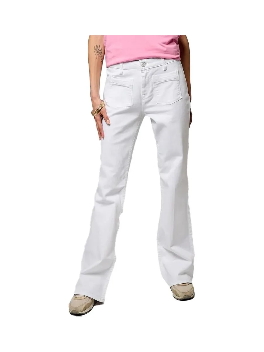Jean Droit Blanc Femme Kaporal Bea 1