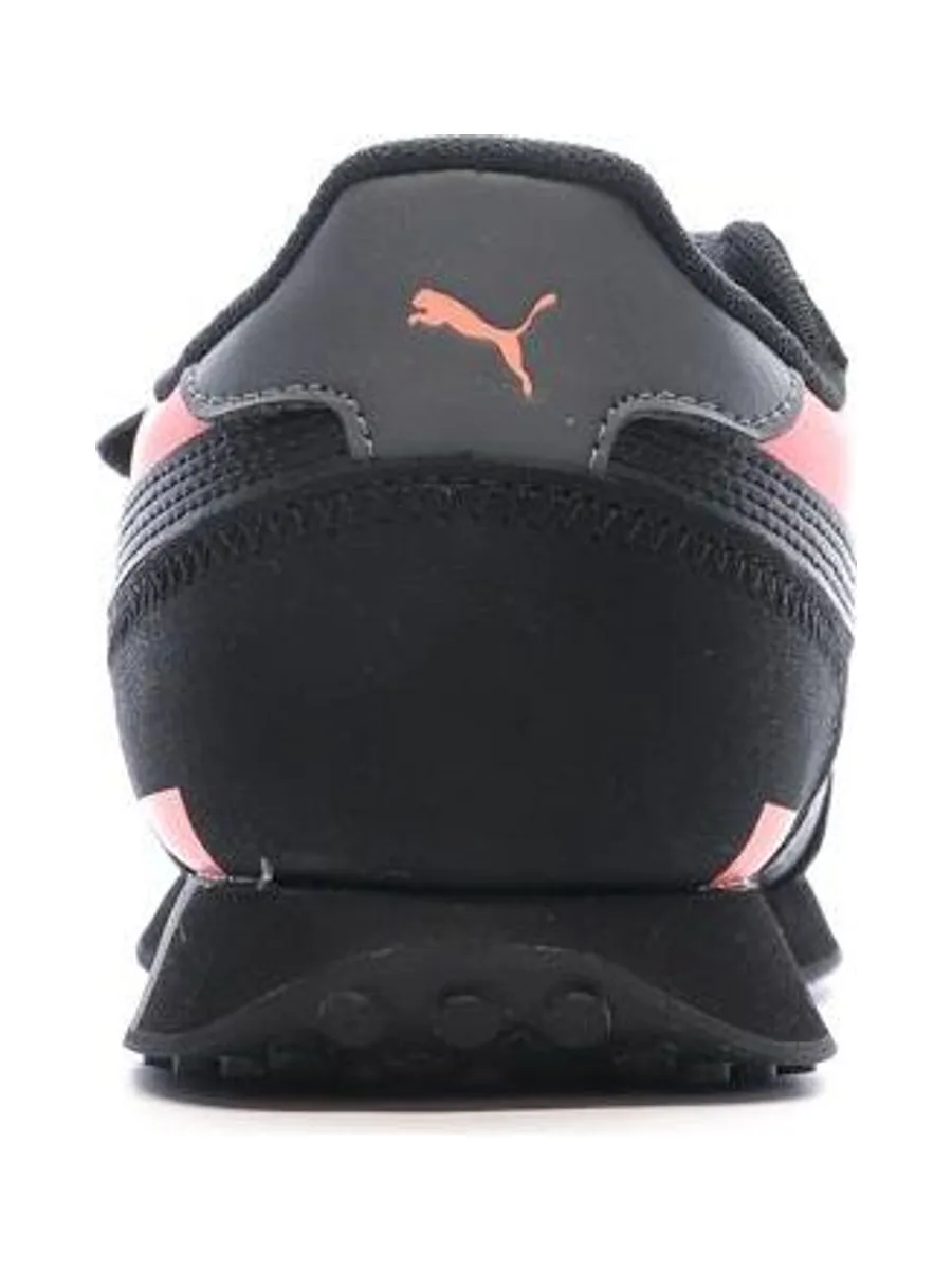 Baskets Noires/Oranges Garçon Puma Future Rider 4