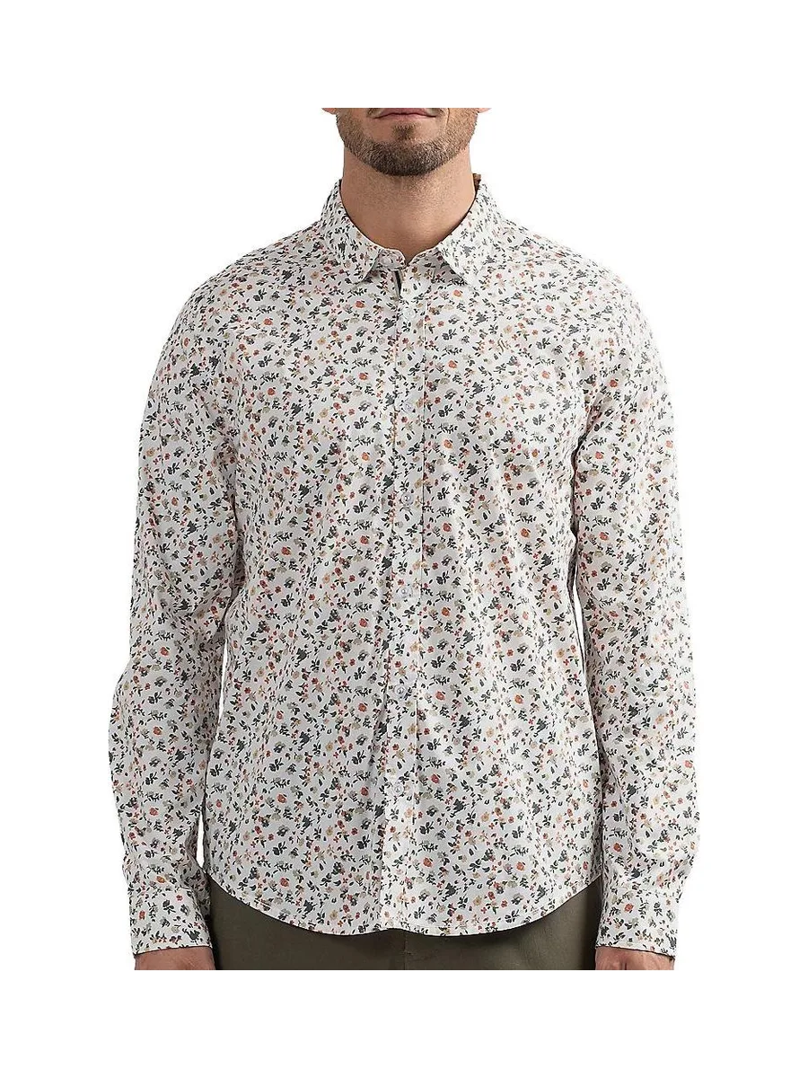 Chemise Blanches à fleurs Homme Sun Valley AESTA 2
