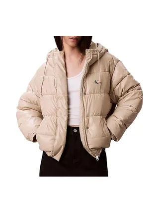 Doudoune Beige Femme Calvin Klein Jeans Shine 1