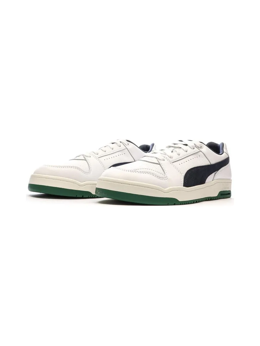 Baskets Blanc/Marine Homme Puma Slipstream Lo Varsit 6