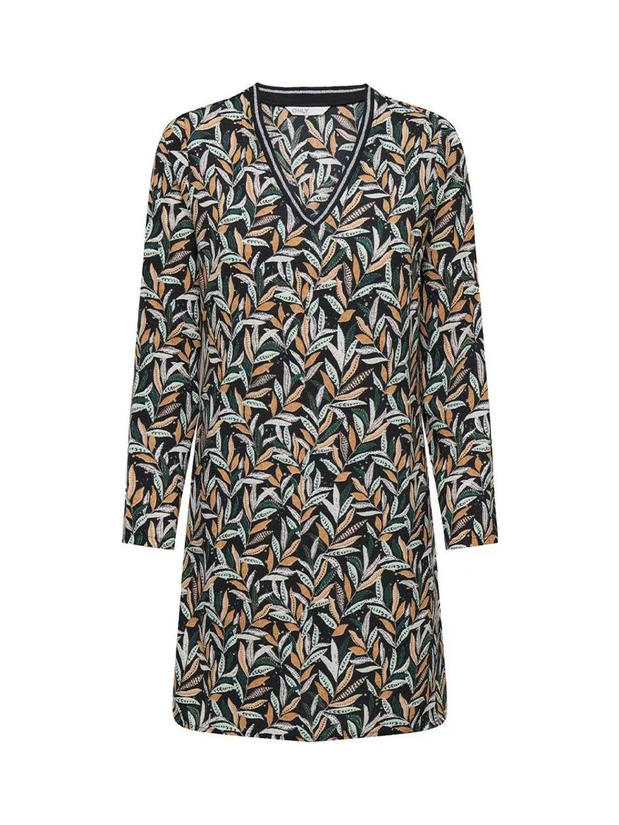 Robe Noir/Orange Femme Only Noémie 2
