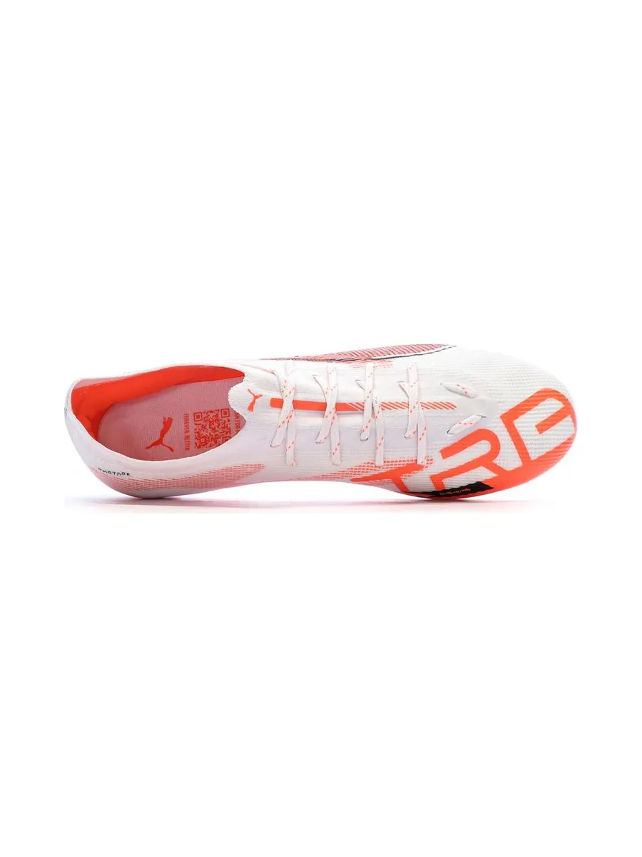Chaussures de Football Blanc/Rouge Homme Puma Ultra 5 Pro Fg/ag 5