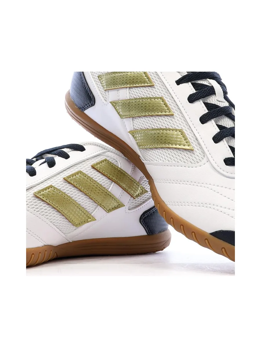 Chaussures de football Blanches/Noires Homme Adidas Super Sala 2 8
