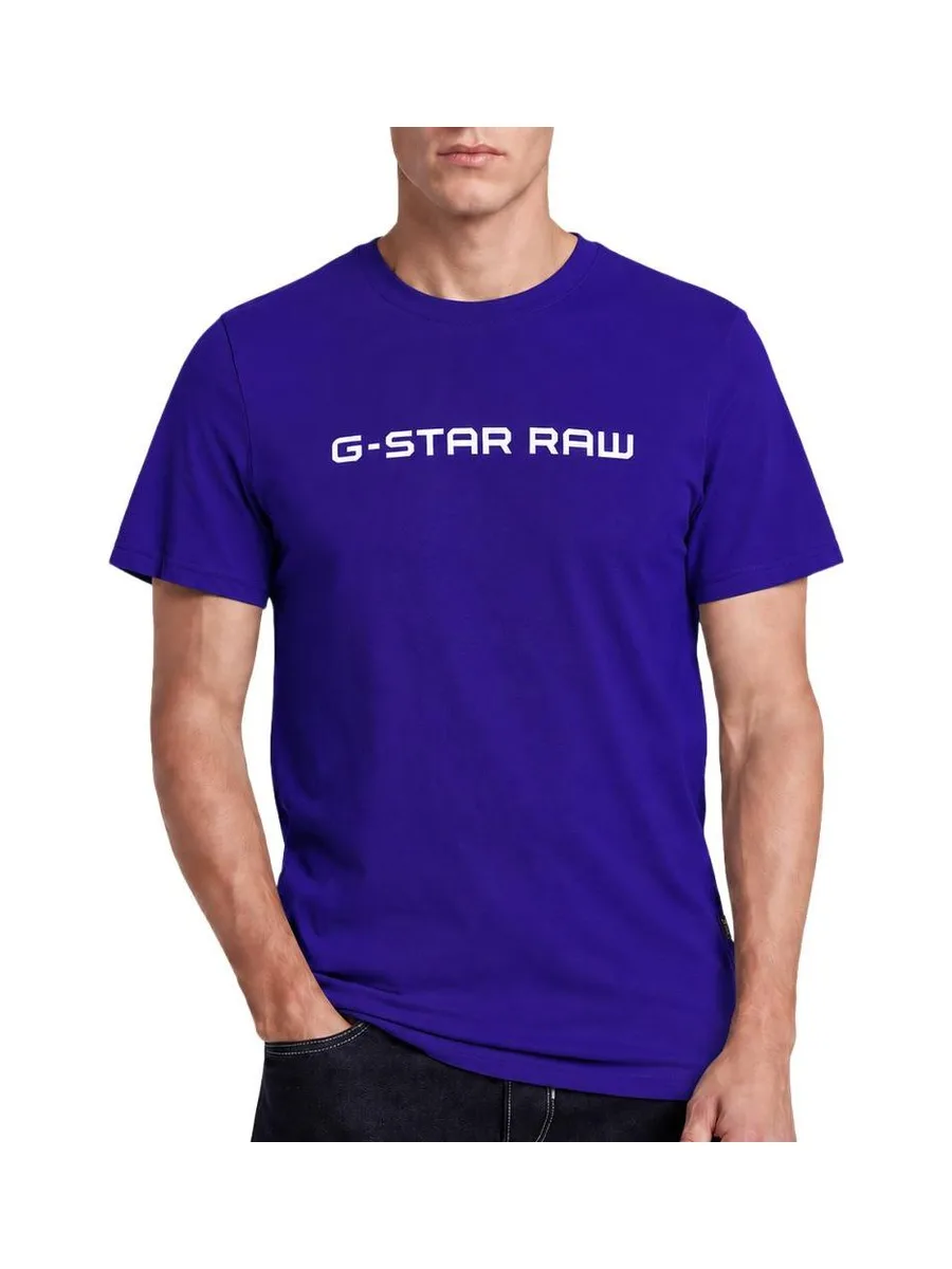 T-shirt Bleu électrique Homme G-Star Raw GD25950 2