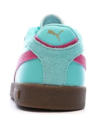 Baskets Turquoise/Fushia Garçon/Fille Puma Club 3