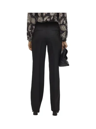 Pantalon Tailleur Noir Femme Vero Moda Raya 2