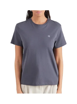 T-Shirt Gris Foncé Femme Calvin Klein Jeans Archive 1