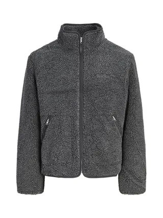 Veste Polaire Sherpa Grise Homme Jack & Jones Teddy 1