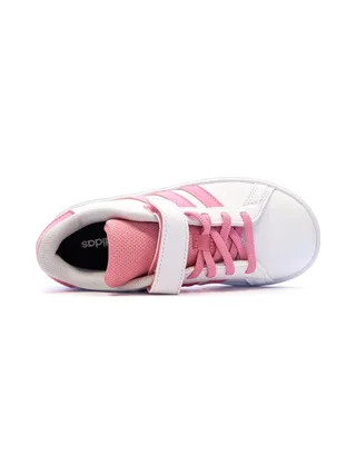 Baskets Rose/Blanc Fille Adidas Grand Court 2.0 Children 4