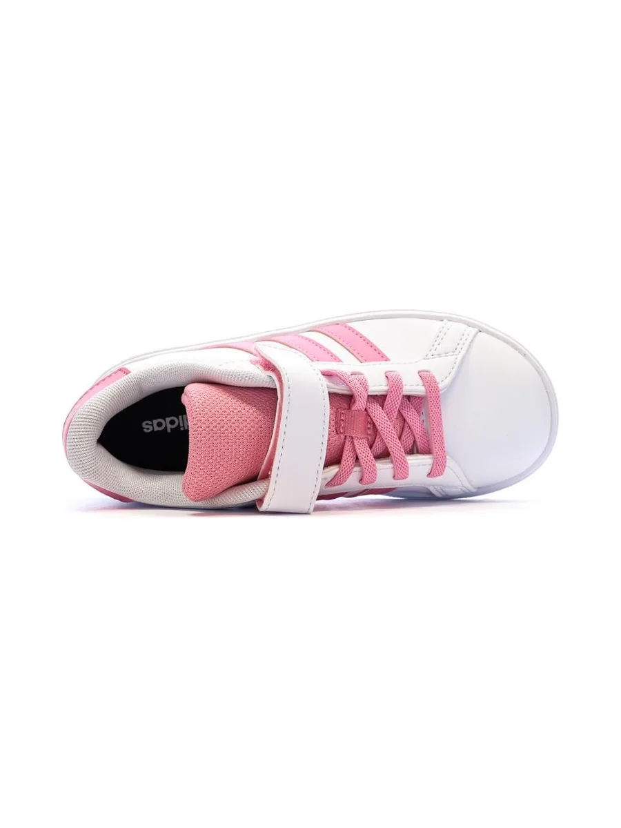 Baskets Rose/Blanc Fille Adidas Grand Court 2.0 Children 5