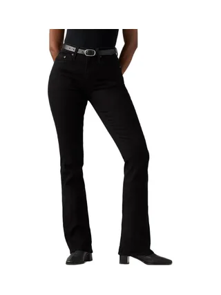 Jean 725 Noir Bootcut Femme Levi's High Rise 1