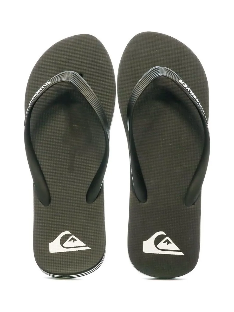 Tongs Noir Homme Quiksilver Molokai 4
