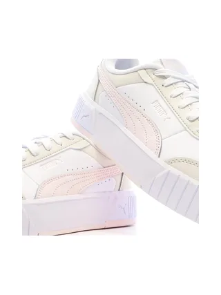 Baskets Blanc/Rose/Beige Femme Puma Carina Mia 7