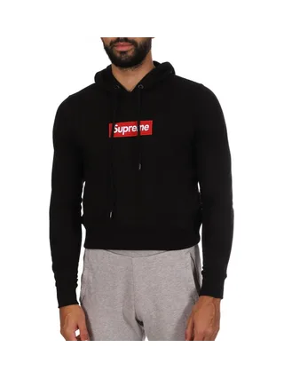 Sweat à Capuche Noir Homme Supreme Grip Patty 1