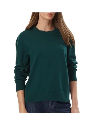 Pull Vert Femme Tommy Hilfiger Essential 1