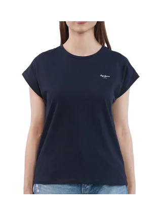 T-shirt Marine Femme Pepe jeans Bloom 1