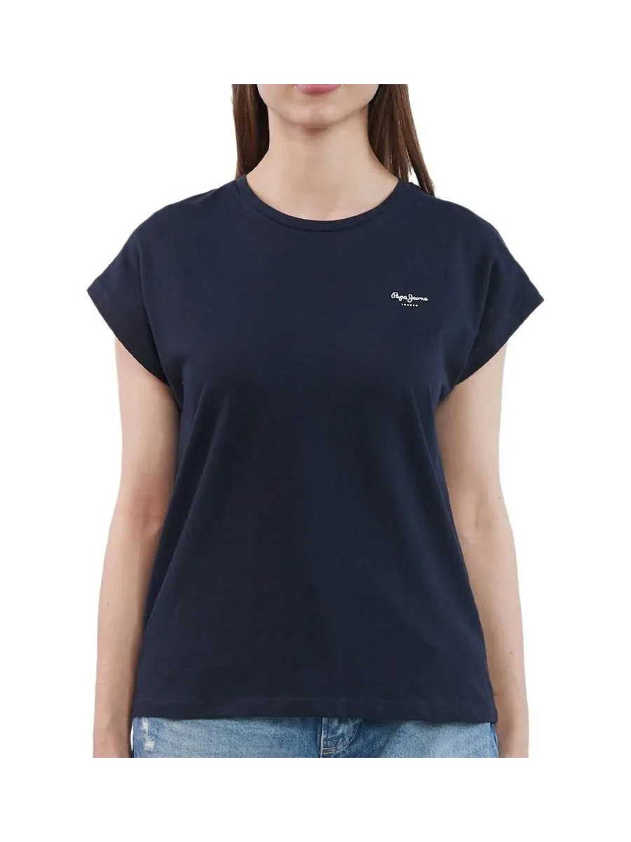 T-shirt Marine Femme Pepe jeans Bloom 2