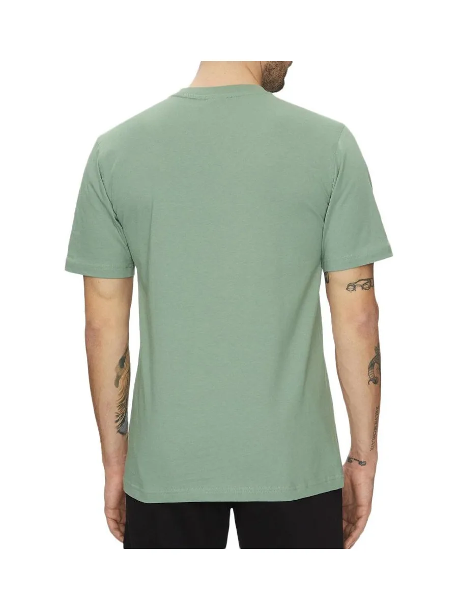 T-Shirt Vert Homme Adidas Trefoil 3