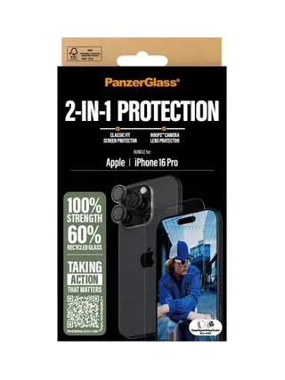 PanzerGlass 2-in-1 Bundle iPhone 16 Pro 3