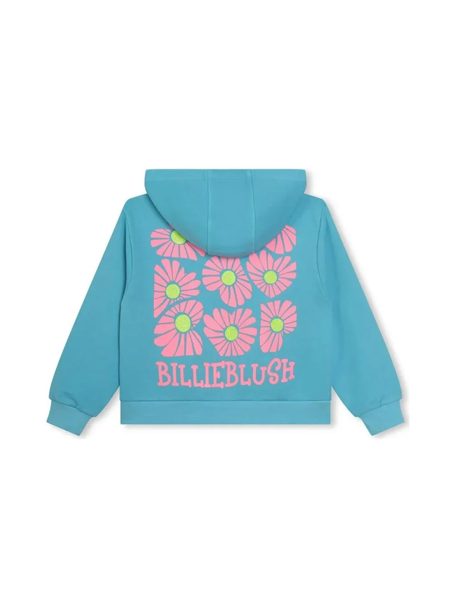 Sweat Bleu Fille Billieblush U20103 3