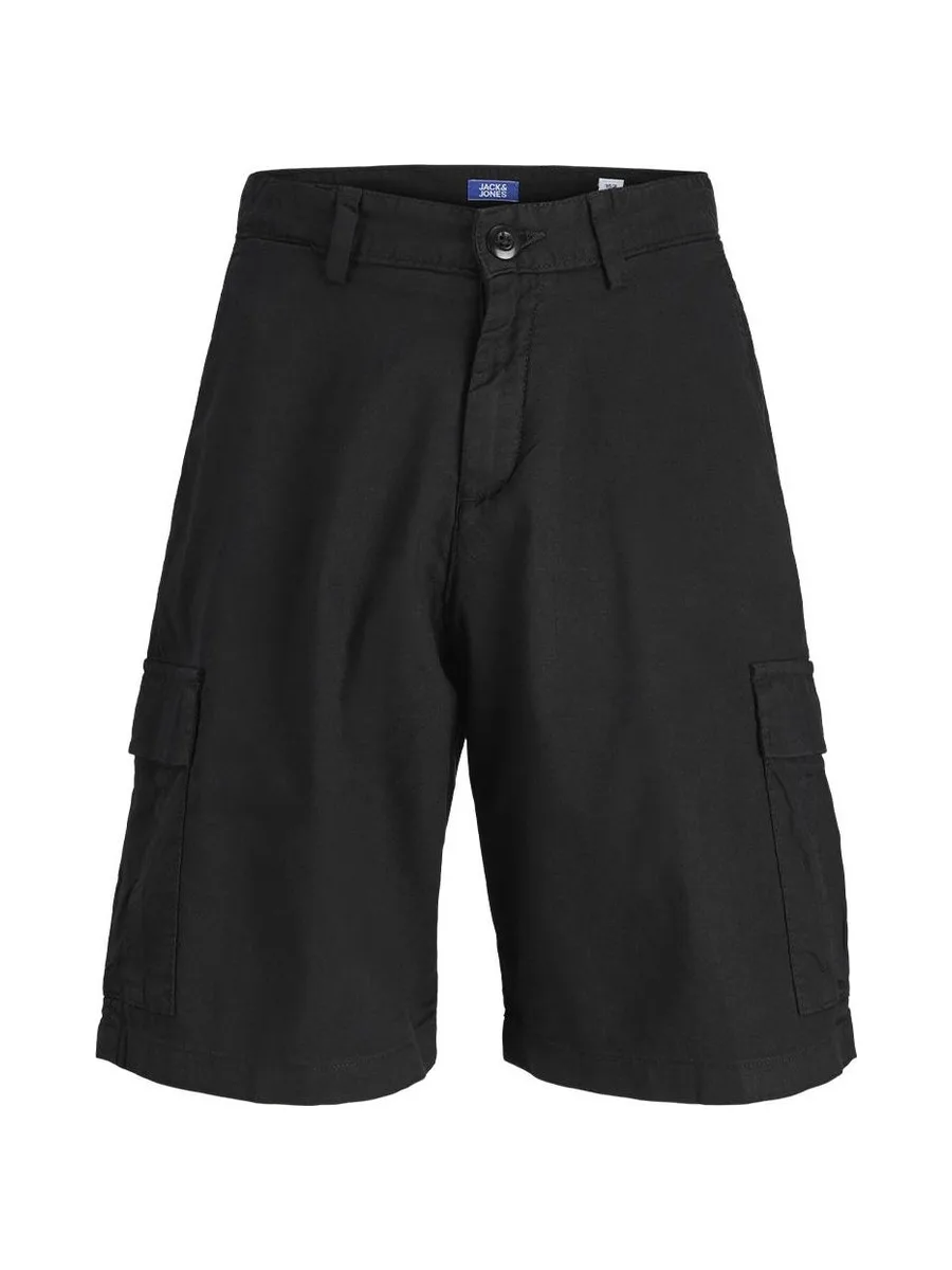 Short Cargo Noir Garçon Jack & Jones X Fctry 4