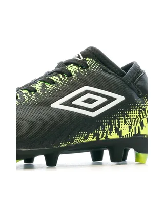 Chaussures football Noir/Jaune Garçon Umbro Form Net 7